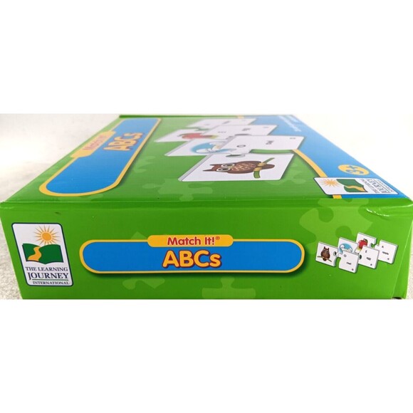 Match It! ABCs The Learning Journey 26 Self Correcting Alphabet Puzzle Age 3+ - Picture 2 of 4